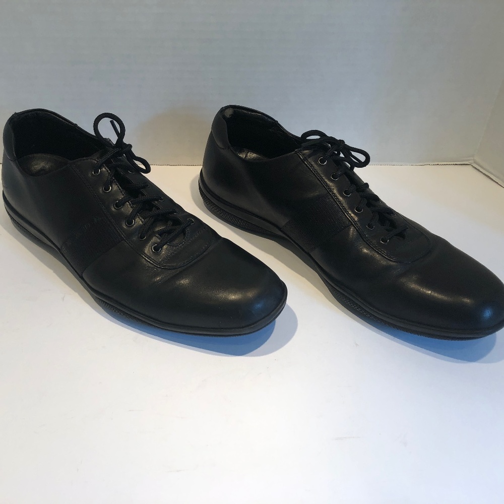 Prada 4E1830 Eagle Nero 10 Shoes + Box + Travel Bag